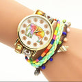 Elephant Print Colorful Strap Watch - Oh Yours Fashion - 6
