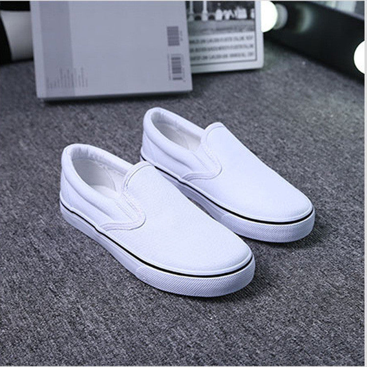 Classic Low Cut Canvas Couple Sneakers - Oh Yours Fashion - 1