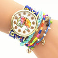 Elephant Print Colorful Strap Watch - Oh Yours Fashion - 4