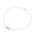 Metal Leaves Short Clavicle Necklace - Oh Yours Fashion - 2