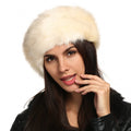 Zeogoo Women Fashion Winter Faux Fur Russian Cossack Style Headband Ski Hat Ear Warmer - Oh Yours Fashion - 4