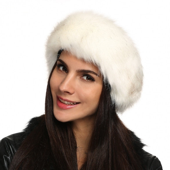 Zeogoo Women Fashion Winter Faux Fur Russian Cossack Style Headband Ski Hat Ear Warmer - Oh Yours Fashion - 9