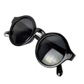Fashion Unisex Retro Round Plastic Frame Sunglasses - Oh Yours Fashion - 2