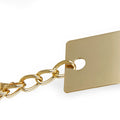 Golden Wide Plate Mirror Waistband Metal Waist Belt - O Yours Fashion - 2