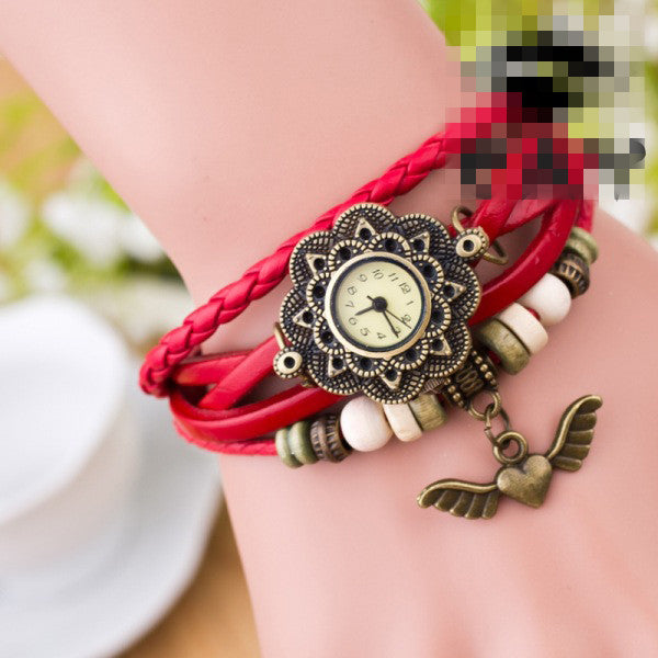 Heart With Wings Multilayer Watch - Oh Yours Fashion - 1