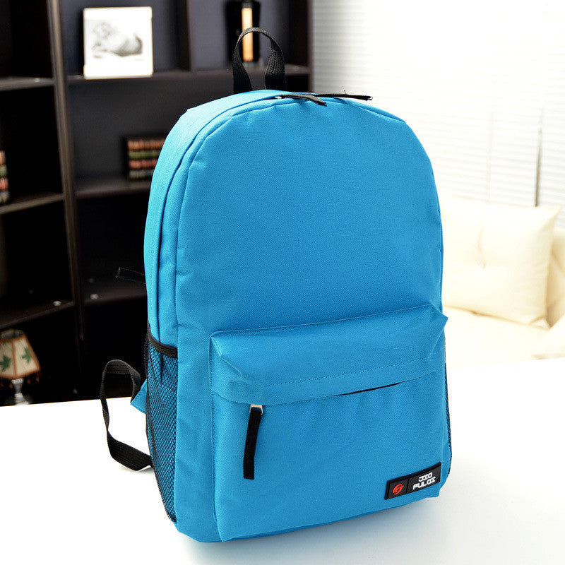 Pure Color Korean Style Flexo Backpack - Oh Yours Fashion - 14