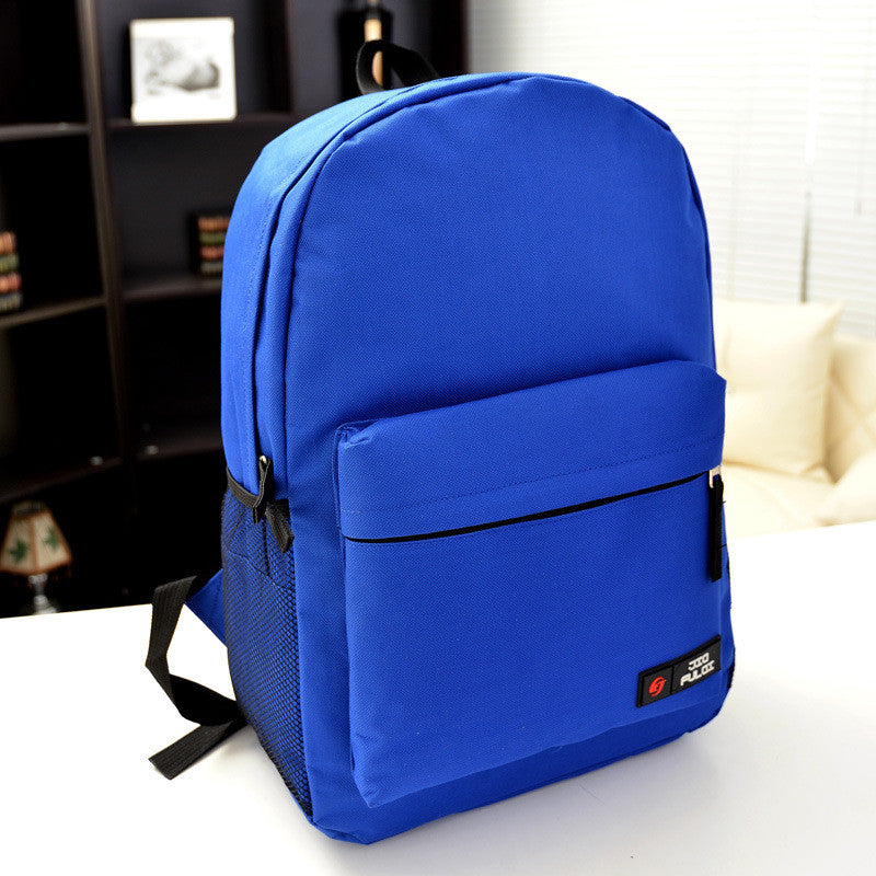 Pure Color Korean Style Flexo Backpack - Oh Yours Fashion - 11