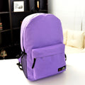 Pure Color Korean Style Flexo Backpack - Oh Yours Fashion - 12