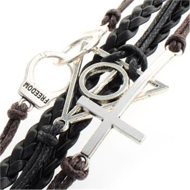 Harry Potter Handcuffs Cross Bracelet - Oh Yours Fashion - 1