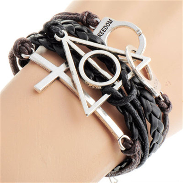Harry Potter Handcuffs Cross Bracelet - Oh Yours Fashion - 1