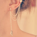 Personality Leaves Tassel Earrings - Oh Yours Fashion - 2