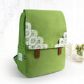 Lace Folder Cover Belt Buckle Backpack Bag - Oh Yours Fashion - 4