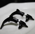 3D Lovely Dolphins Through Single Earring - Oh Yours Fashion - 2