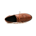 British Style Carved Classy Lace up Oxford Shoes - OhYoursFashion - 9