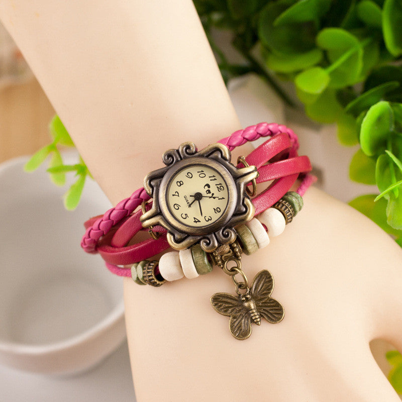 Retro Style Butterfly Bracelet Watch - Oh Yours Fashion - 2