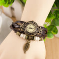 Retro Style Leaf Pendant Multilayer Watch - Oh Yours Fashion - 8