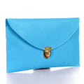 New Fashion Women's Golden Chain Envelope Purse Clutch Synthetic Leather Handbag Shoulder Bag Dinner Party - Oh Yours Fashion - 4
