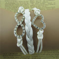 Simple Fashion Crystal Heart Hand-made Bracelet - Oh Yours Fashion - 5