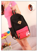 Fashion Korea Style Contrast Color School Backpack Travel Bag - Oh Yours Fashion - 4