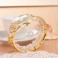 Golden Crystal Tower Print Watch - Oh Yours Fashion - 2