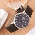 Roman Number Couple Leather Watch - Oh Yours Fashion - 3