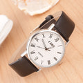 Roman Number Couple Leather Watch - Oh Yours Fashion - 1