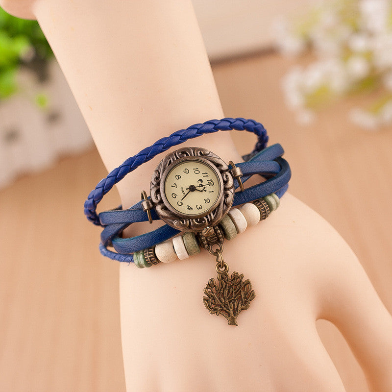 Retro Blessing Tree Multilayer Watch - Oh Yours Fashion - 1