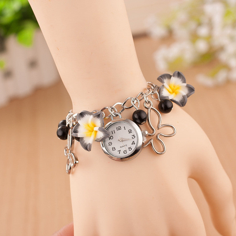 Flower Pearl Butterfly Watch - Oh Yours Fashion - 7