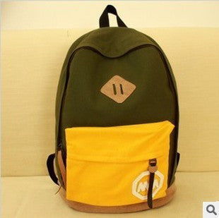 Fashion Korea Style Contrast Color School Backpack Travel Bag - Oh Yours Fashion - 3