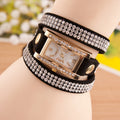 Square Dial Crystal Fashion Watch - Oh Yours Fashion - 3