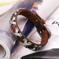 Alloy X Mark Leather Bracelet - Oh Yours Fashion - 3