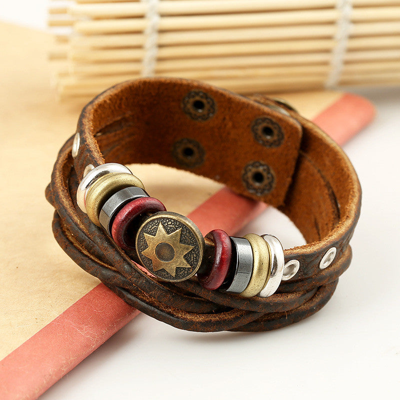 Korea Style Beads Multilayer Woven Bracelet - Oh Yours Fashion - 3