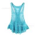 Lace Crochet Hollow Swimwear Bikini Beach Cover Up Dress - OhYoursFashion - 4