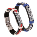 Believe Alloy Woven Leather Bracelet - Oh Yours Fashion - 1