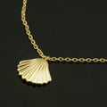 Metal Shell Shape Necklace Ring Earrings - Oh Yours Fashion - 2