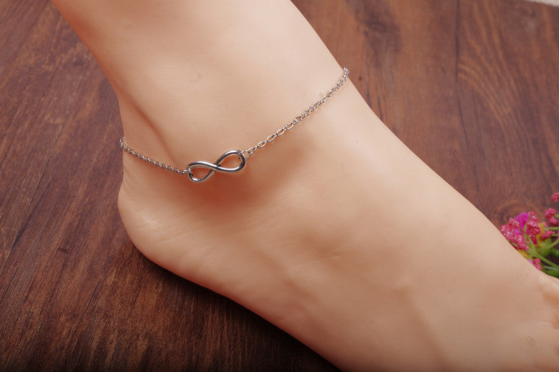 Simple Fashion Luky Number 8 Anklet - Oh Yours Fashion - 4
