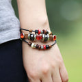 Crystal Beaded Multilayer Bracelet - Oh Yours Fashion - 3