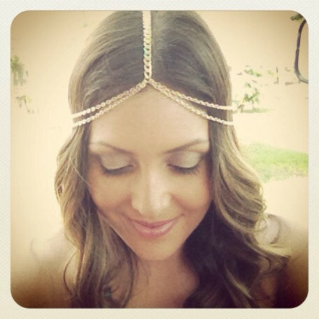 Metal Chain Tassel Hair Accessories - Oh Yours Fashion - 1