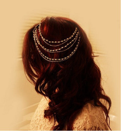 Beautiful Pearl Tassel Combs Hair Accessories - Oh Yours Fashion - 2