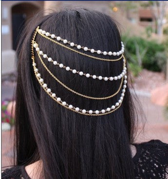 Beautiful Pearl Tassel Combs Hair Accessories - Oh Yours Fashion - 1