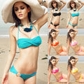 Twist Bandeau Bikini Set Beach Swimsuits - OhYoursFashion - 10