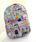 Graffiti Style Fashion Canvas School Backpack Bag - Oh Yours Fashion - 5