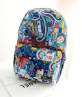 Graffiti Style Fashion Canvas School Backpack Bag - Oh Yours Fashion - 2