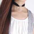 Black Lint Flannelette Style Pendant Necklace - Oh Yours Fashion - 10