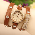Crystal Butterfly Leather Quartz Watch - Oh Yours Fashion - 2