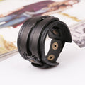 Fashion Wide Strap Leather Bracelet - Oh Yours Fashion - 1
