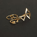 Fashionable Joker Arrows Diamond Triangle Suit Ring - Oh Yours Fashion - 2