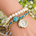 Fashion Pearl Beads Anchor Tassel Bracelet Watch - Oh Yours Fashion - 3