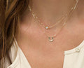Letter U Double Layers Short Necklace - Oh Yours Fashion - 2