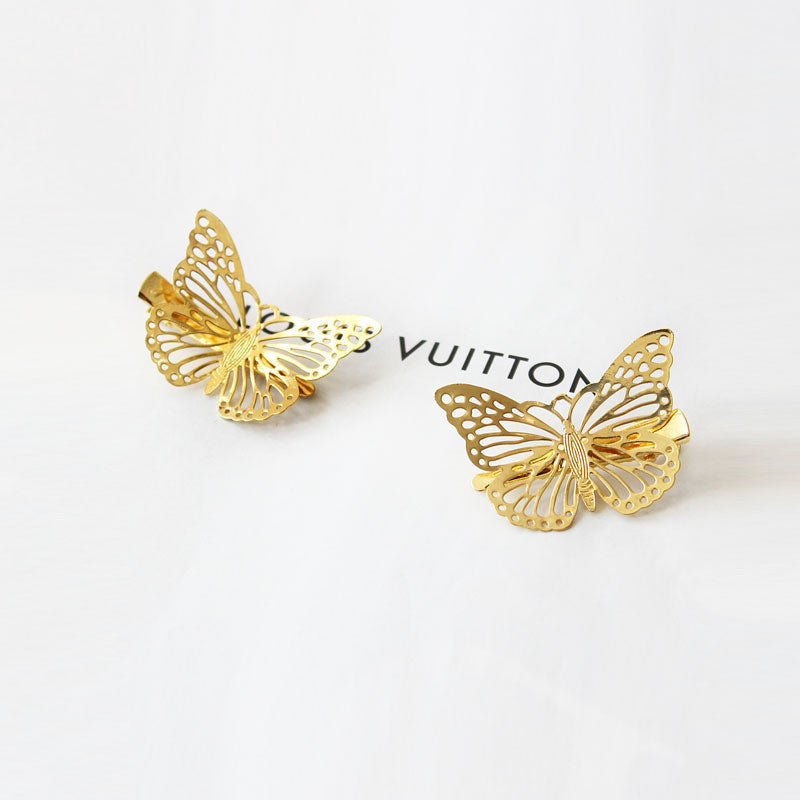 Beautiful Butterfly Golden Hairpin - Oh Yours Fashion - 2